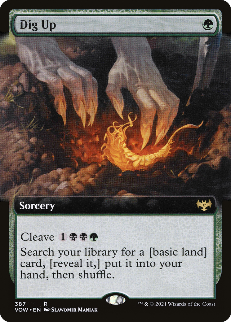 Image of Dig Up (Extended Art) (VOW-387) - Innistrad: Crimson Vow: (Extended Art)