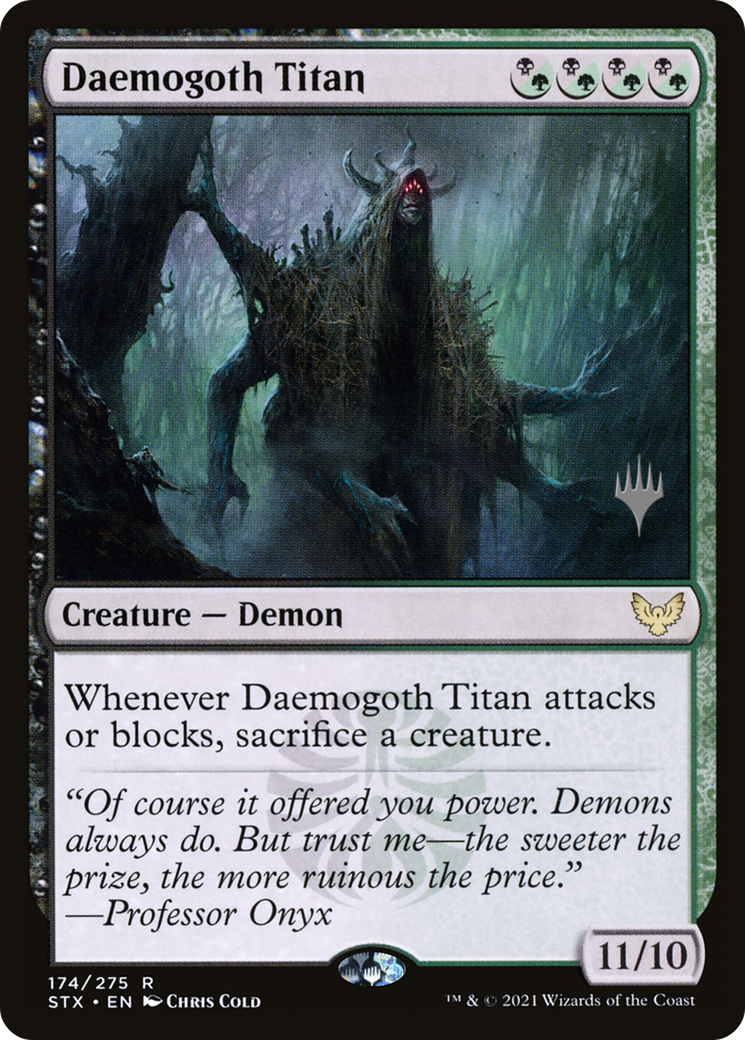 Image of Daemogoth Titan (PPSTX-174) - Strixhaven: School of Mages Promos