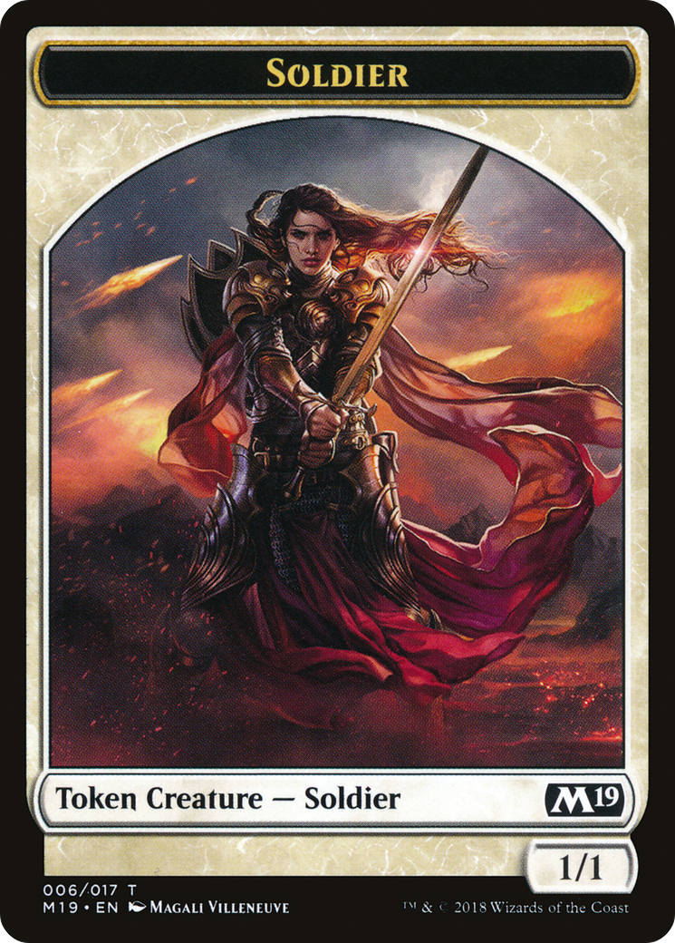 Image of Soldier Token (M19-006) - Core Set 2019 Tokens