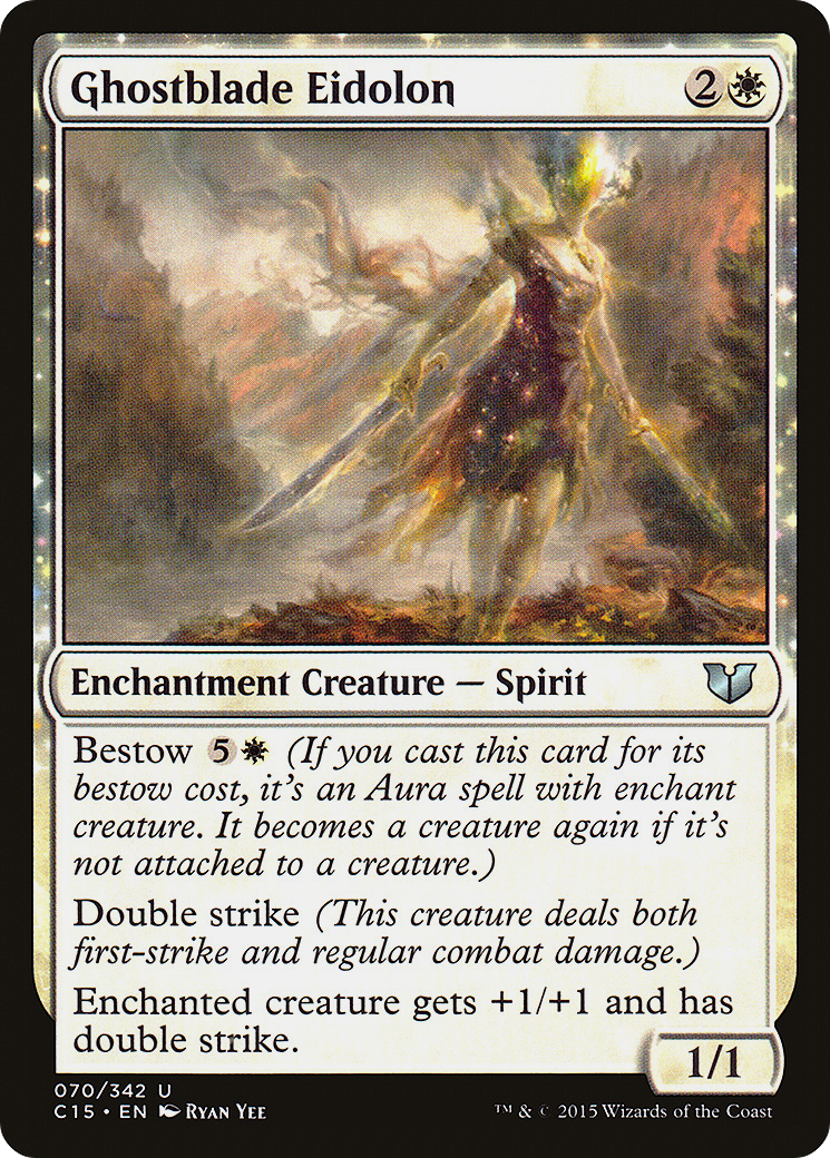 Image of Ghostblade Eidolon (C15-070) - Commander 2015: (enchantment)