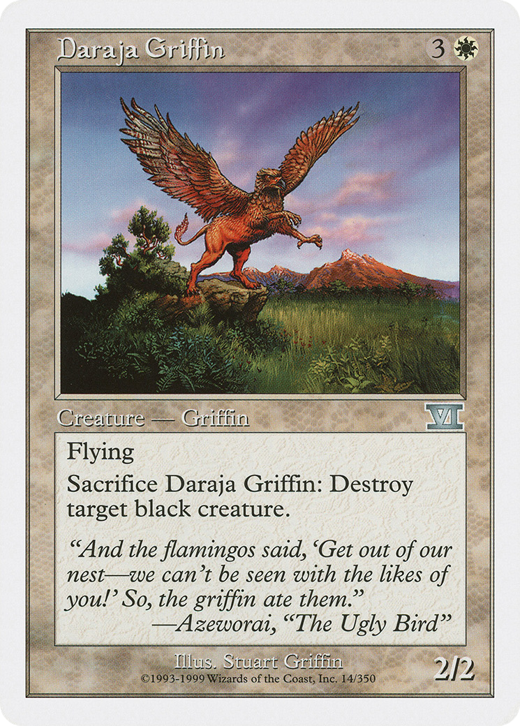 Image of Daraja Griffin (6ED-014) - Classic Sixth Edition