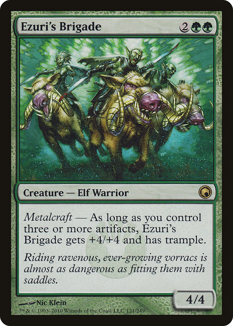Image of Ezuri's Brigade (SOM-121) - Scars of Mirrodin