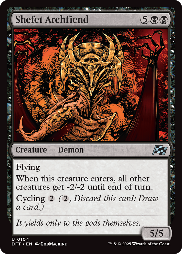 Image of Shefet Archfiend (DFT-104) - Aetherdrift