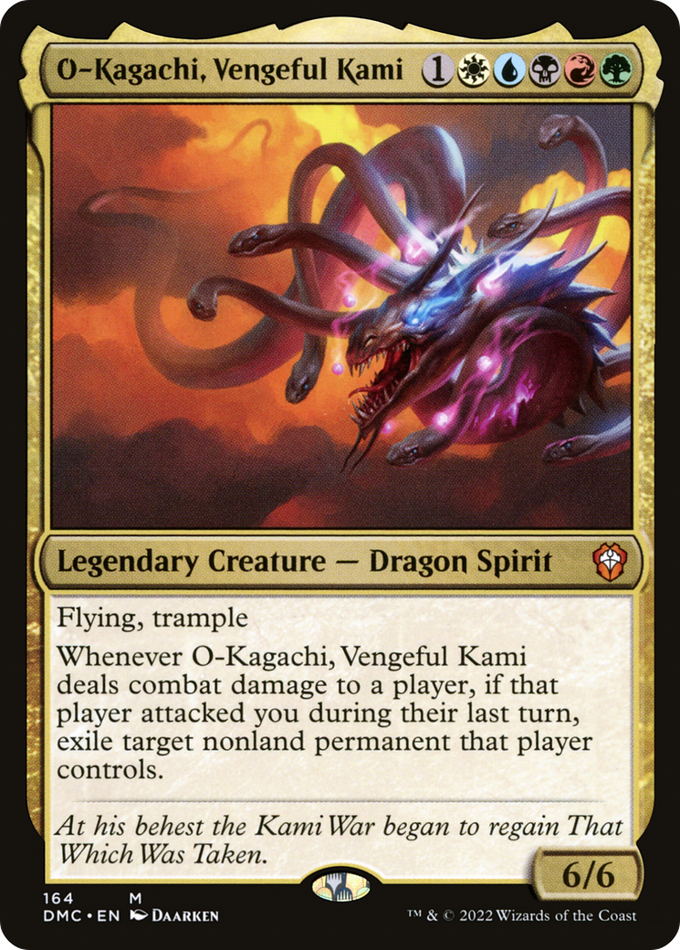 Image of O-Kagachi, Vengeful Kami (DMC-164) - Dominaria United Commander