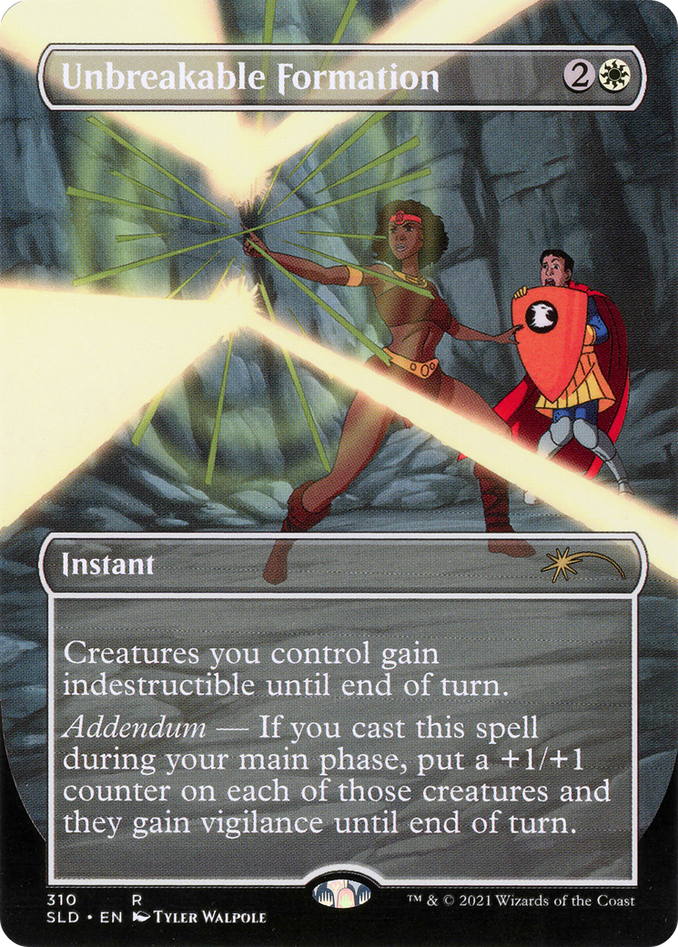 Image of Unbreakable Formation (SLD-310) - Secret Lair Drop (Borderless)