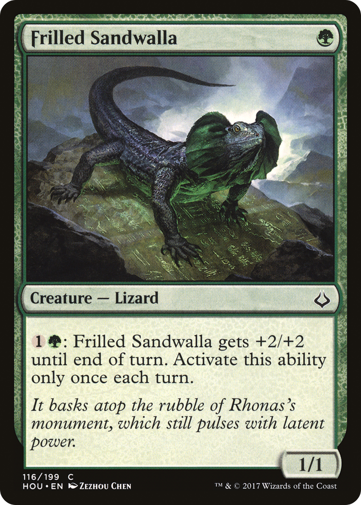 Image of Frilled Sandwalla (HOU-116) - Hour of Devastation