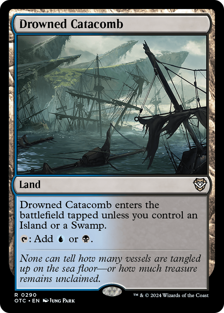 Image of Drowned Catacomb (OTC-290) - Outlaws of Thunder Junction Commander