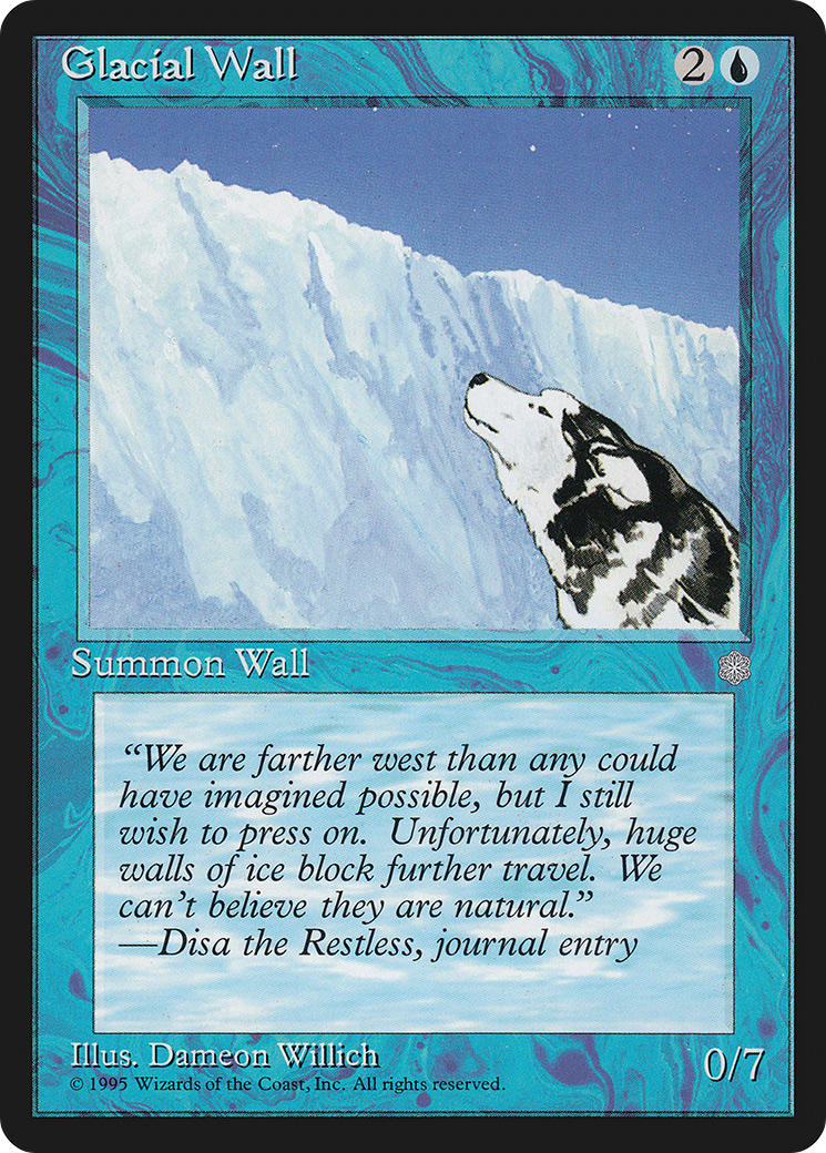 Image of Glacial Wall (ICE-071) - Ice Age