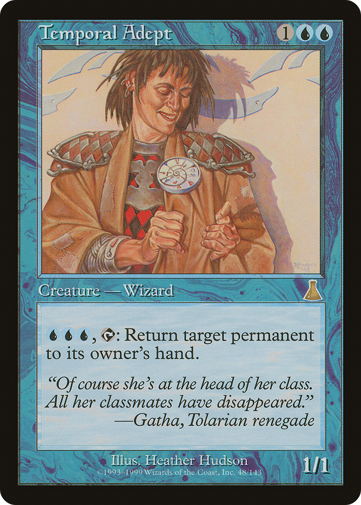 Image of Temporal Adept (UDS-048) - Urza's Destiny Foil