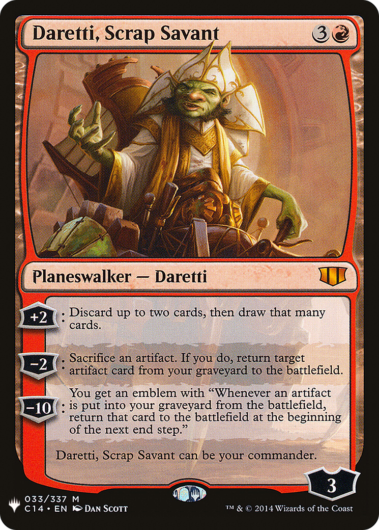 Image of Daretti, Scrap Savant (C14) (LIST-C14-33) - The List