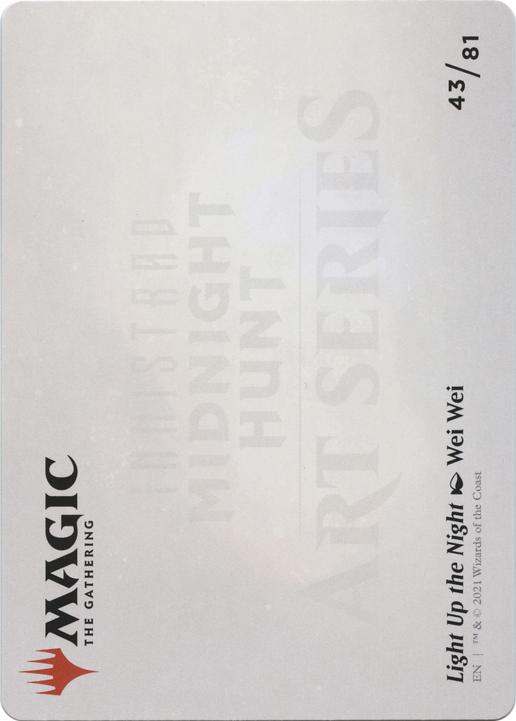 Image of Light Up the Night // Light Up the Night (AMID-043) - Midnight Hunt Art Series (Borderless) Foil