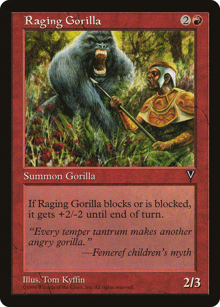 Image of Raging Gorilla (VIS-) - Visions