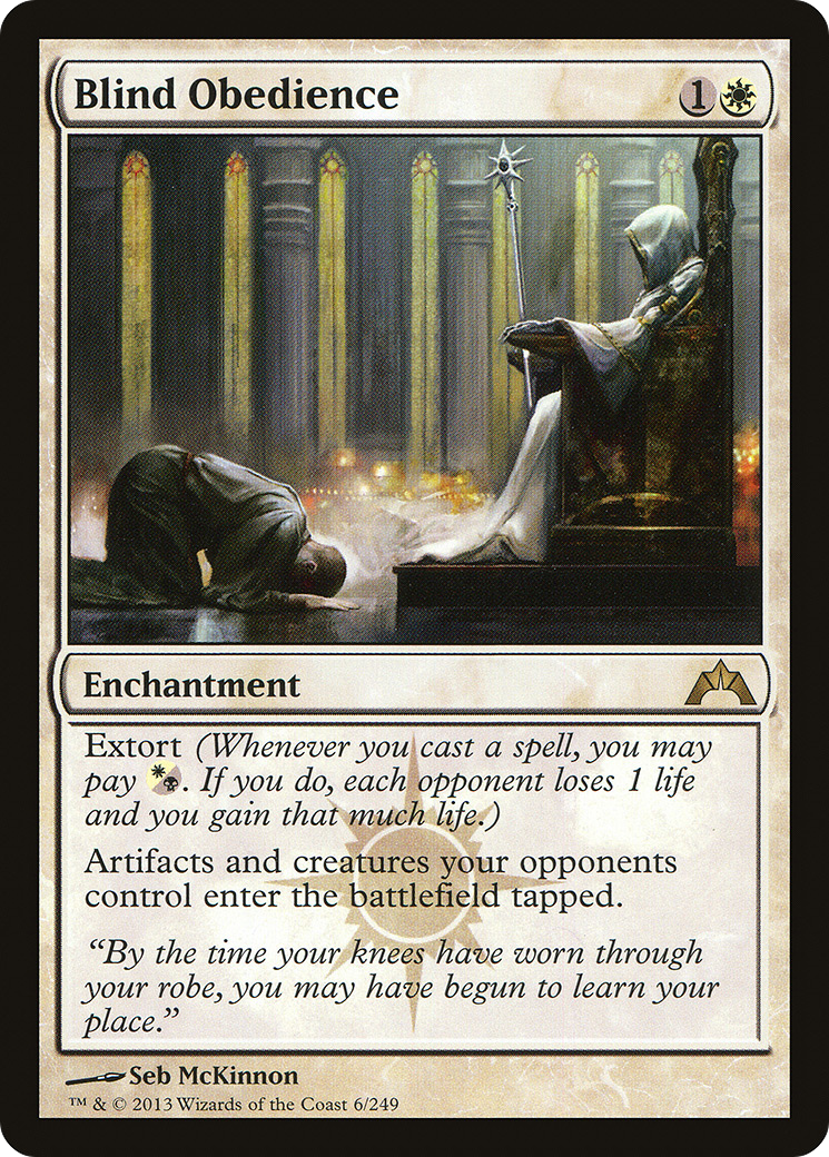 Image of Blind Obedience (GTC-006) - Gatecrash