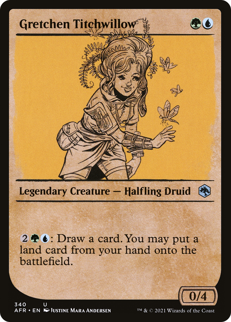 Image of Gretchen Titchwillow (Showcase) (AFR-340) - Adventures in the Forgotten Realms: (Showcase) Foil