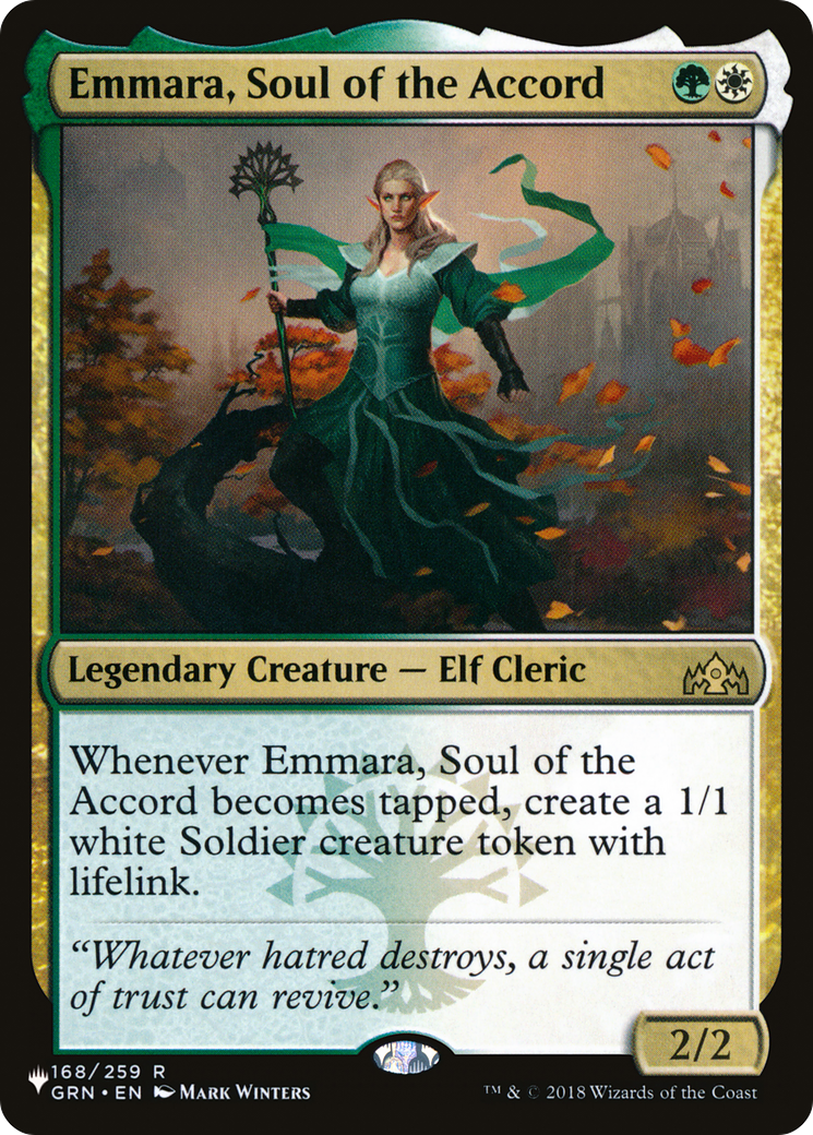 Image of Emmara, Soul of the Accord (LIST-GRN-168) - The List