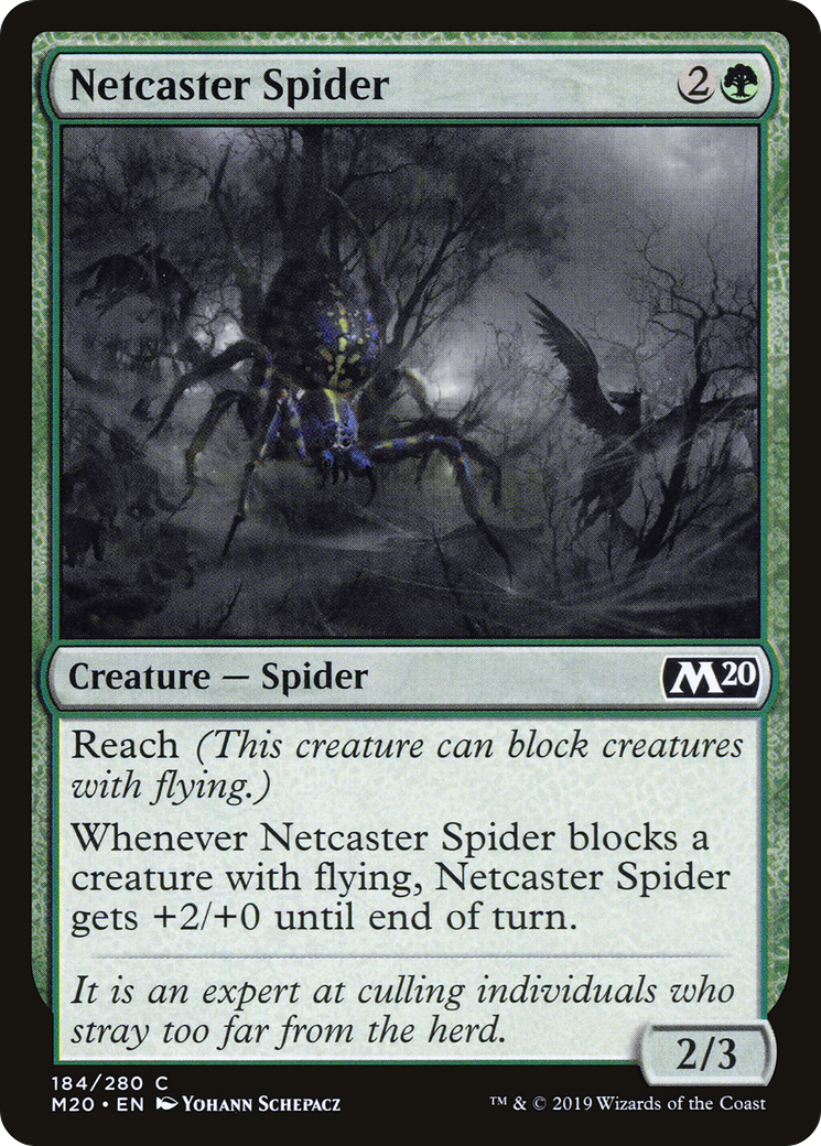 Image of Netcaster Spider (M20-184) - Core Set 2020
