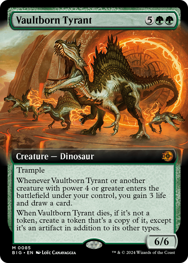 Image of Vaultborn Tyrant (Extended Art) (BIG-085) - The Big Score: (Extended Art) Foil