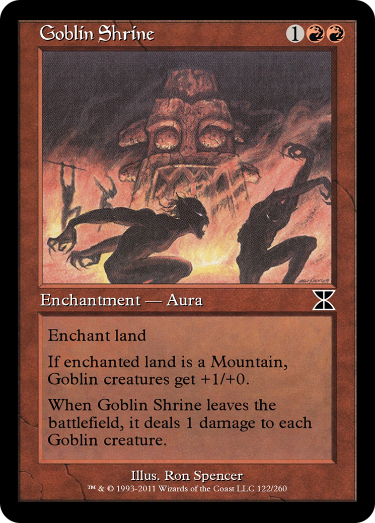 Image of Goblin Shrine (ME4-122) - Masters Edition IV Foil