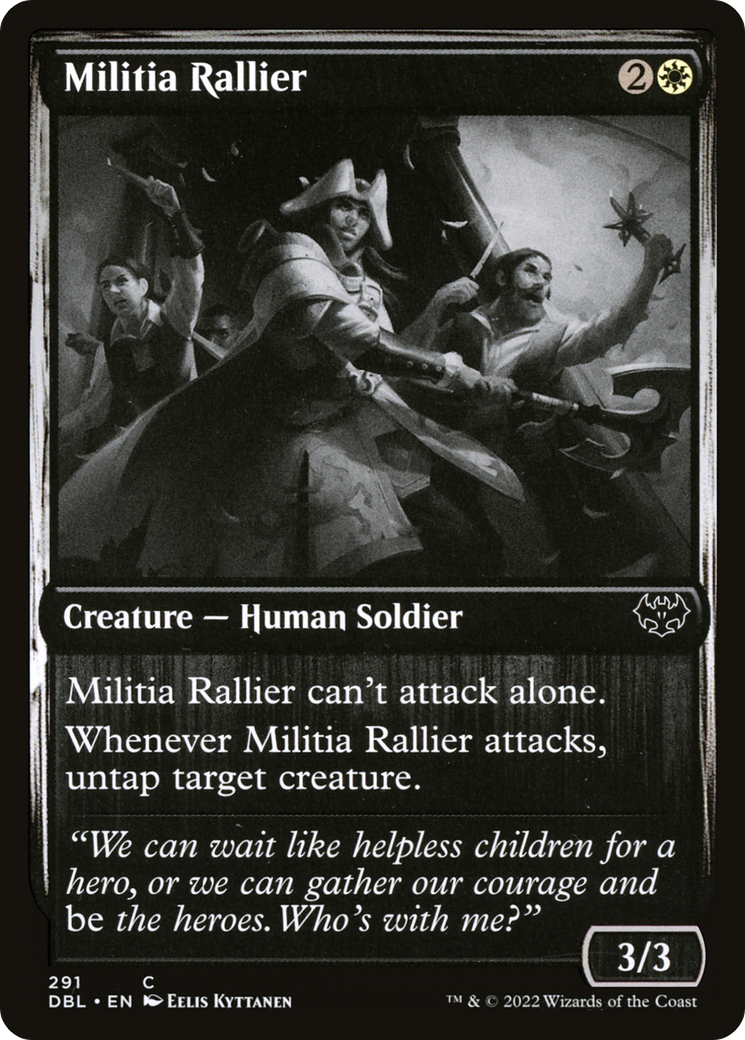 Image of Militia Rallier (DBL-291) - Innistrad: Double Feature