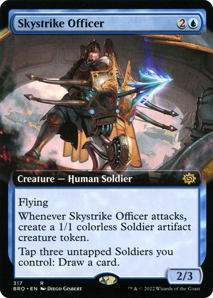 Image of Skystrike Officer (Extended Art) (BRO-317) - The Brothers' War: (Extended Art)