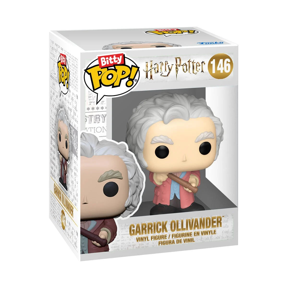 Image of Harry Potter Garrick Ollivander and Ollivanders Wand Shop Funko Bitty Pop! Town
