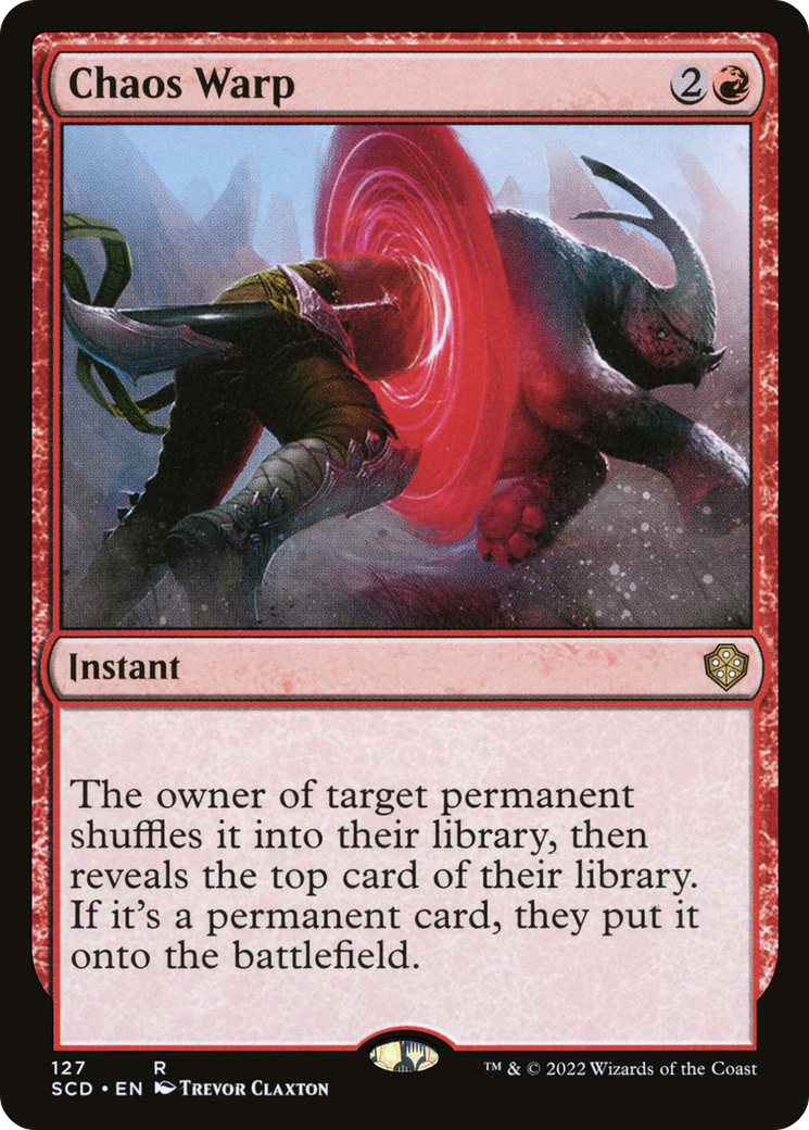 Image of Chaos Warp (SCD-127) - Starter Commander Decks