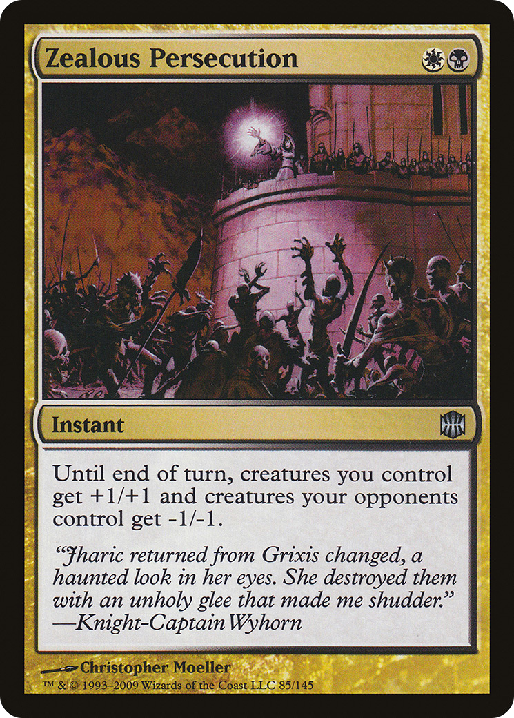 Image of Zealous Persecution (ARB-085) - Alara Reborn Foil