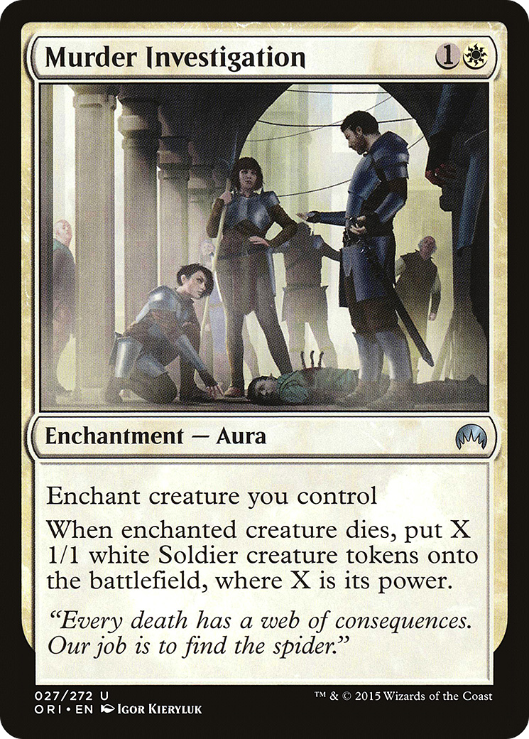 Image of Murder Investigation (ORI-027) - Magic Origins Foil