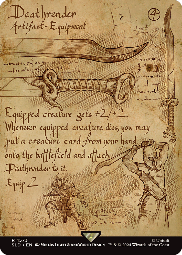 Image of Deathrender (SLD-1573) - Secret Lair Drop (Borderless)