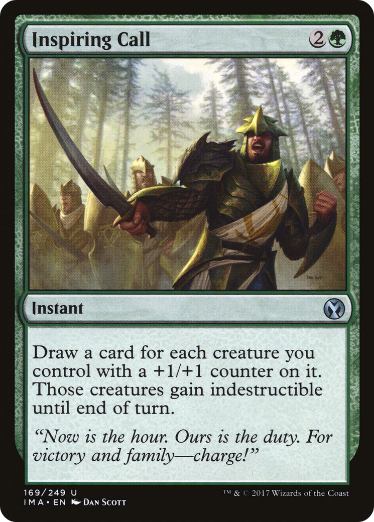 Image of Inspiring Call (IMA-169) - Iconic Masters Foil