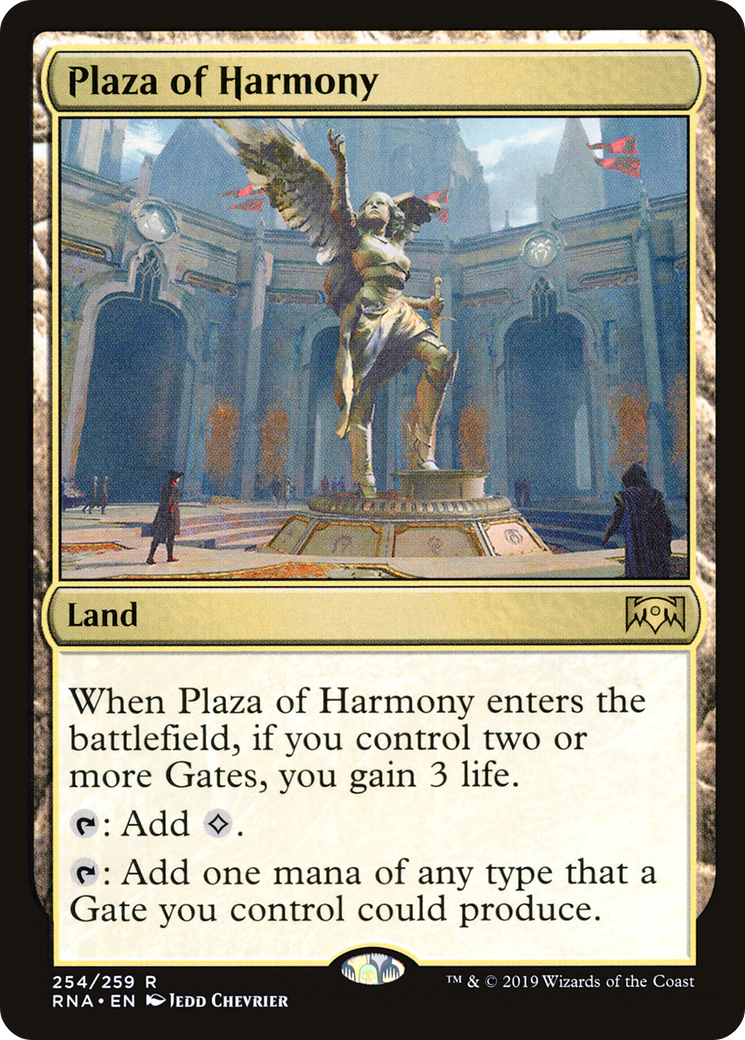 Image of Plaza of Harmony (RNA-254) - Ravnica Allegiance