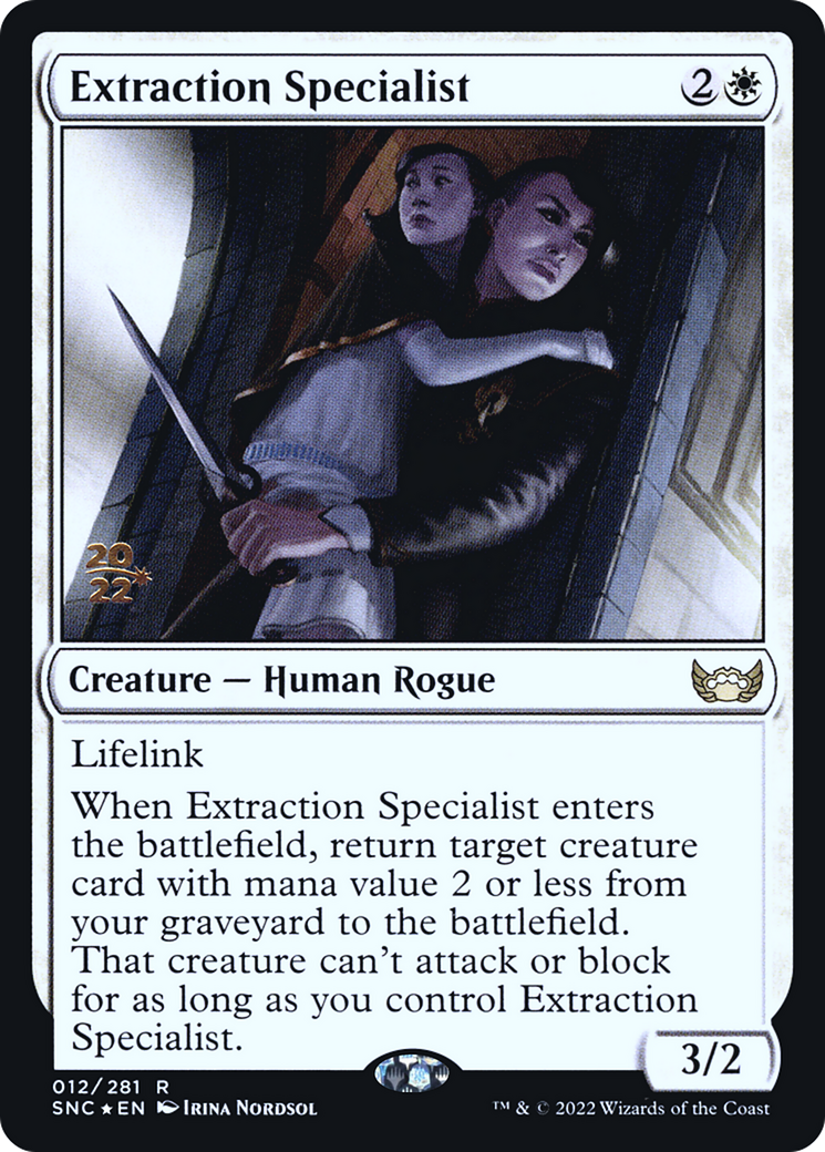 Image of Extraction Specialist (PRE-012) - Streets of New Capenna Promos Foil