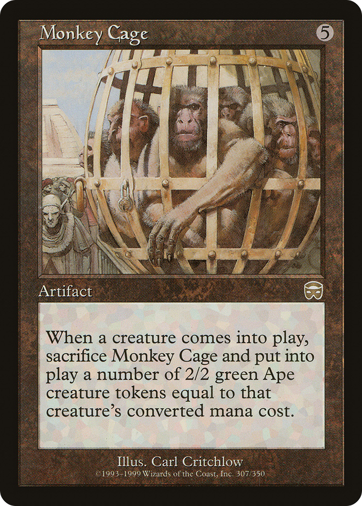 Image of Monkey Cage (MMQ-307) - Mercadian Masques Foil