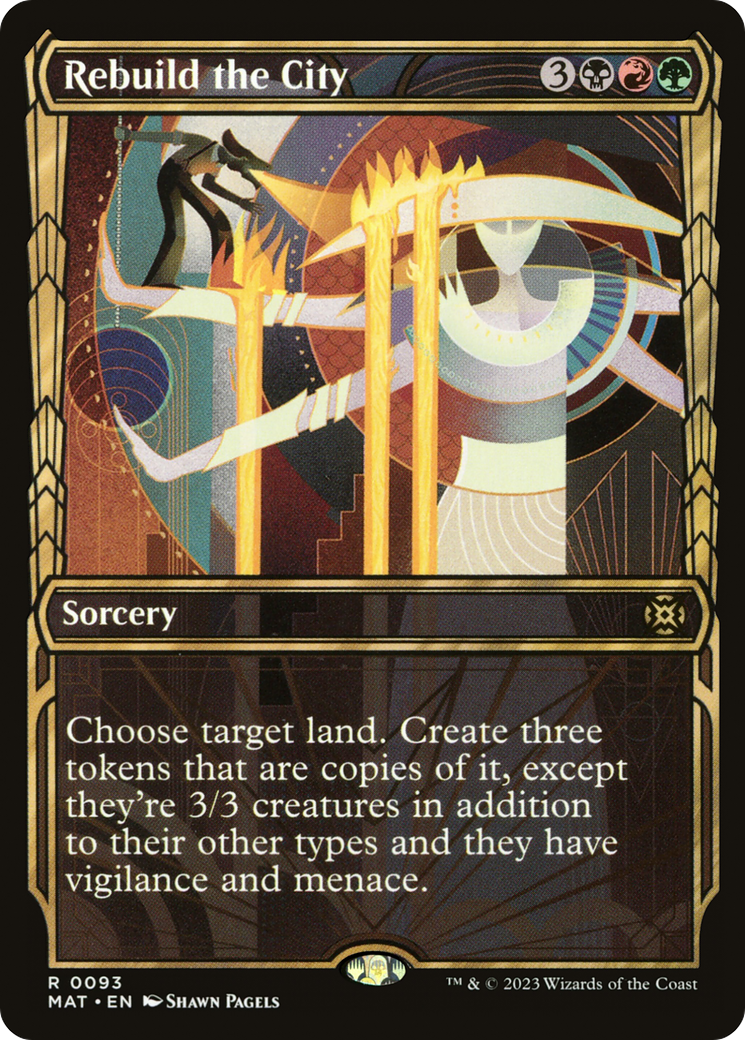 Image of Rebuild the City (Showcase) (MAT-093) - March of the Machine: The Aftermath: (Showcase)