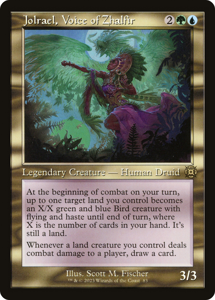 Image of Jolrael, Voice of Zhalfir (Retro Frame) (MAT-083) - March of the Machine: The Aftermath: (Showcase) Foil