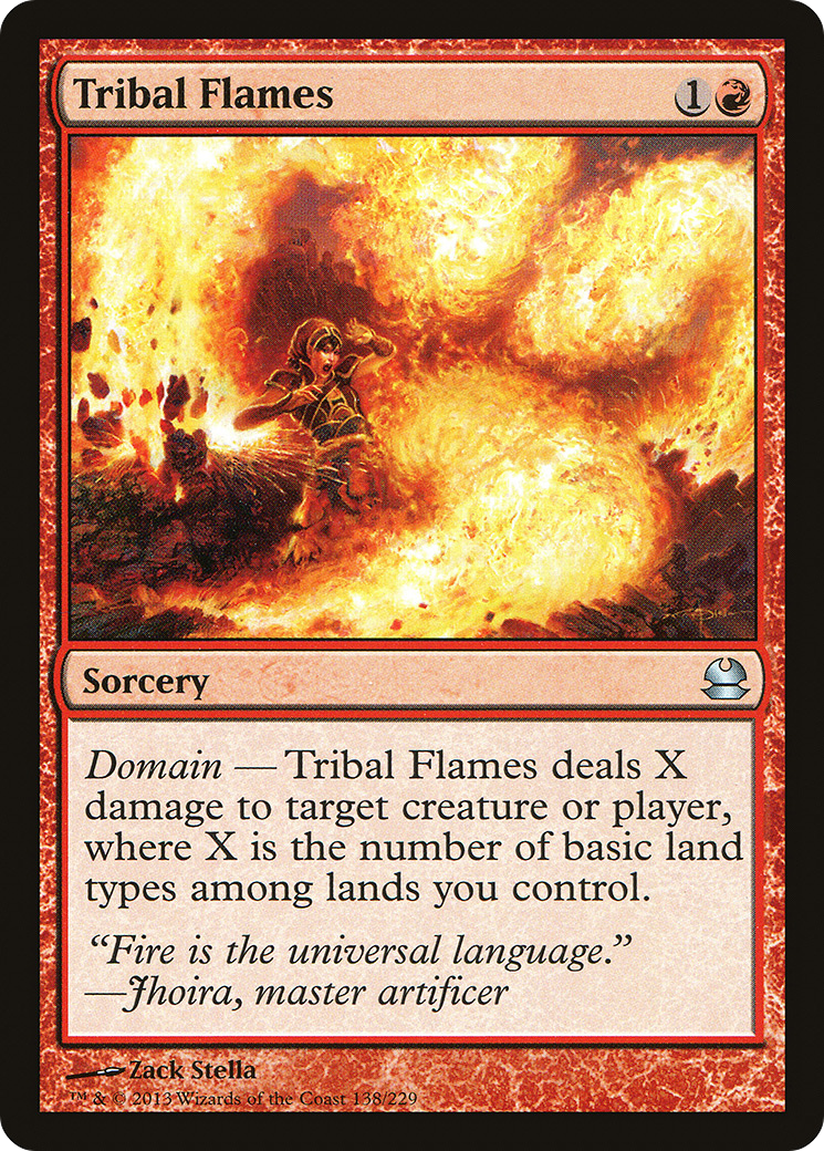 Image of Tribal Flames (MMA-138) - Modern Masters Foil