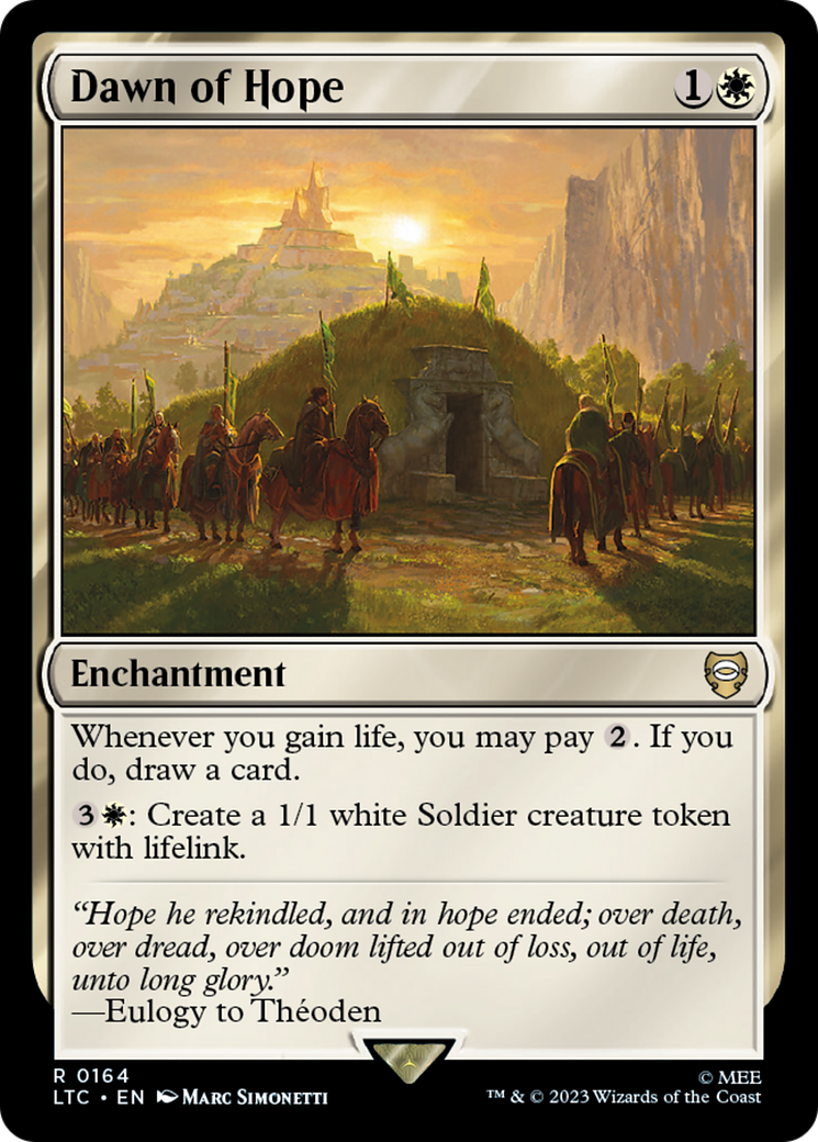 Image of Dawn of Hope (LTC-164) - Tales of Middle-earth Commander