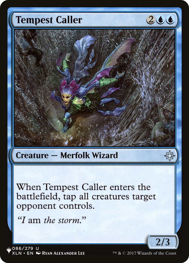 Image of Tempest Caller (LIST-XLN-86) - The List