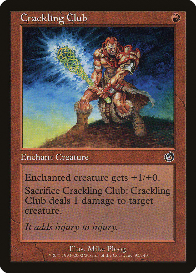 Image of Crackling Club (TOR-093) - Torment