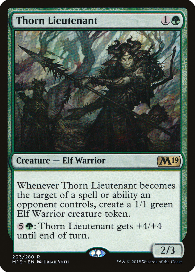 Image of Thorn Lieutenant (M19-203) - Core Set 2019