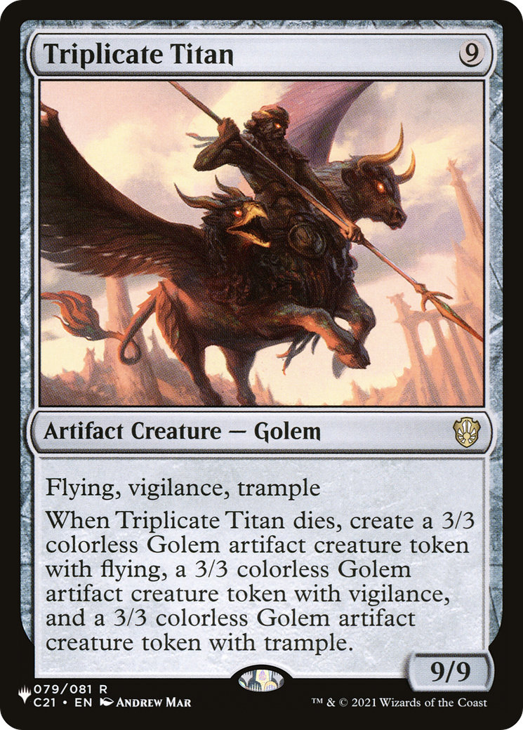 Image of Triplicate Titan (LIST-C21-79) - The List