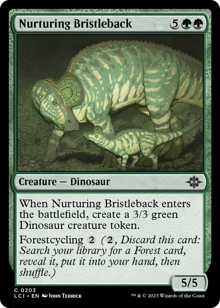 Image of Nurturing Bristleback (LCI-203) - The Lost Caverns of Ixalan