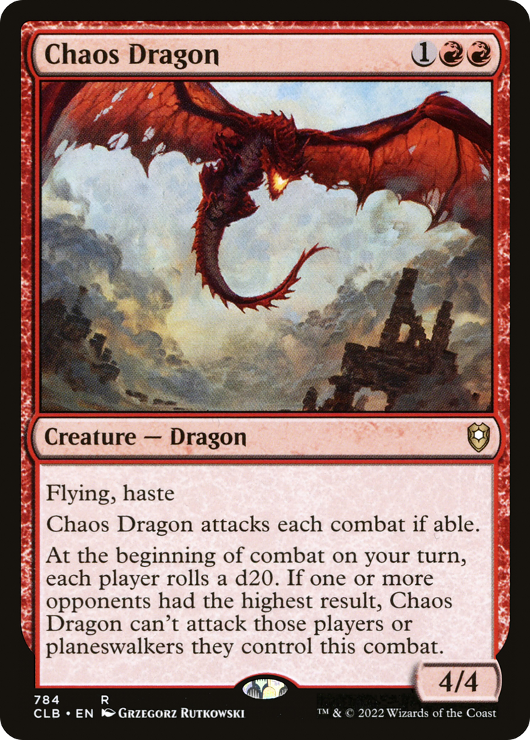 Image of Chaos Dragon (CLB-784) - Commander Legends: Battle for Baldur's Gate