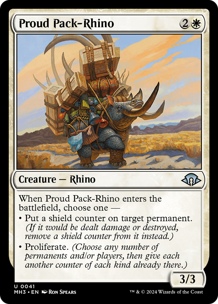 Image of Proud Pack-Rhino (MH3-041) - Modern Horizons 3