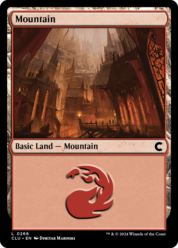 Image of Mountain (0266) (CLU-266) - Ravnica: Clue Edition