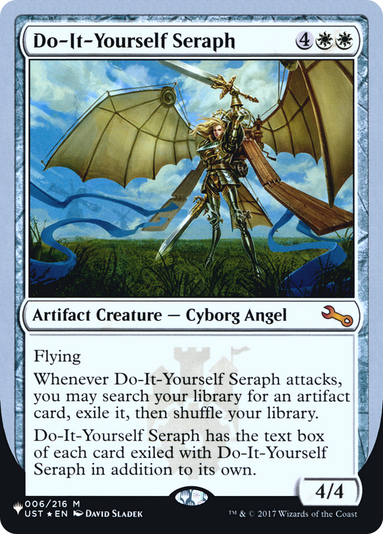 Image of Do-It-Yourself Seraph (LIST-002) - The List (Unfinity Foil Edition) Foil