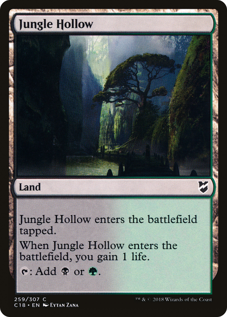 Image of Jungle Hollow (C18-259) - Commander 2018