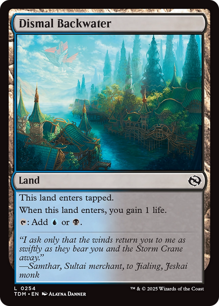 Image of Dismal Backwater (TDM-254) - Tarkir: Dragonstorm