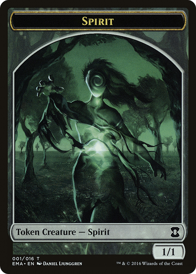 Image of Spirit Token (Colorless) (EMA-001) - Eternal Masters Tokens