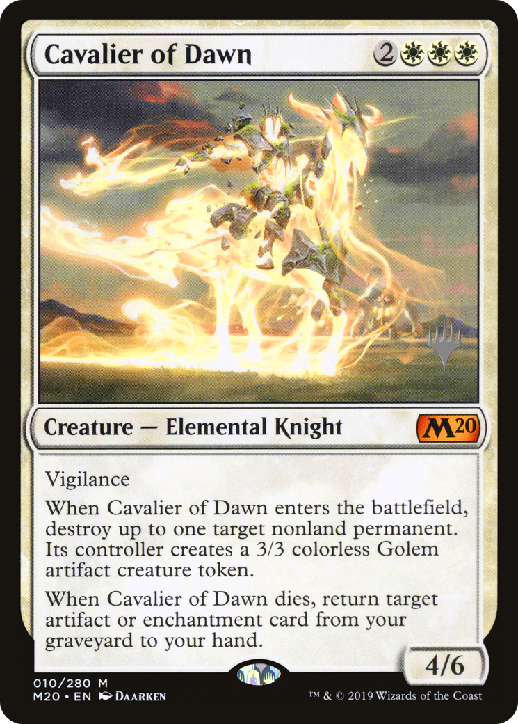 Image of Cavalier of Dawn (PPM20-010) - Core Set 2020 Promos